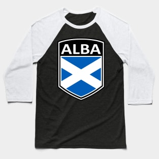 Flag Shield - Alba Baseball T-Shirt